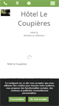 Mobile Screenshot of hotel-coupieres.com